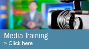 Media training for effective TV, radio, print and online communications
