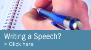 Professional Speechwriting Services